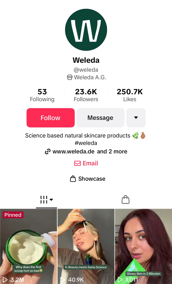 CTA buttons in TikTok profile CTA buttons in TikTok profile