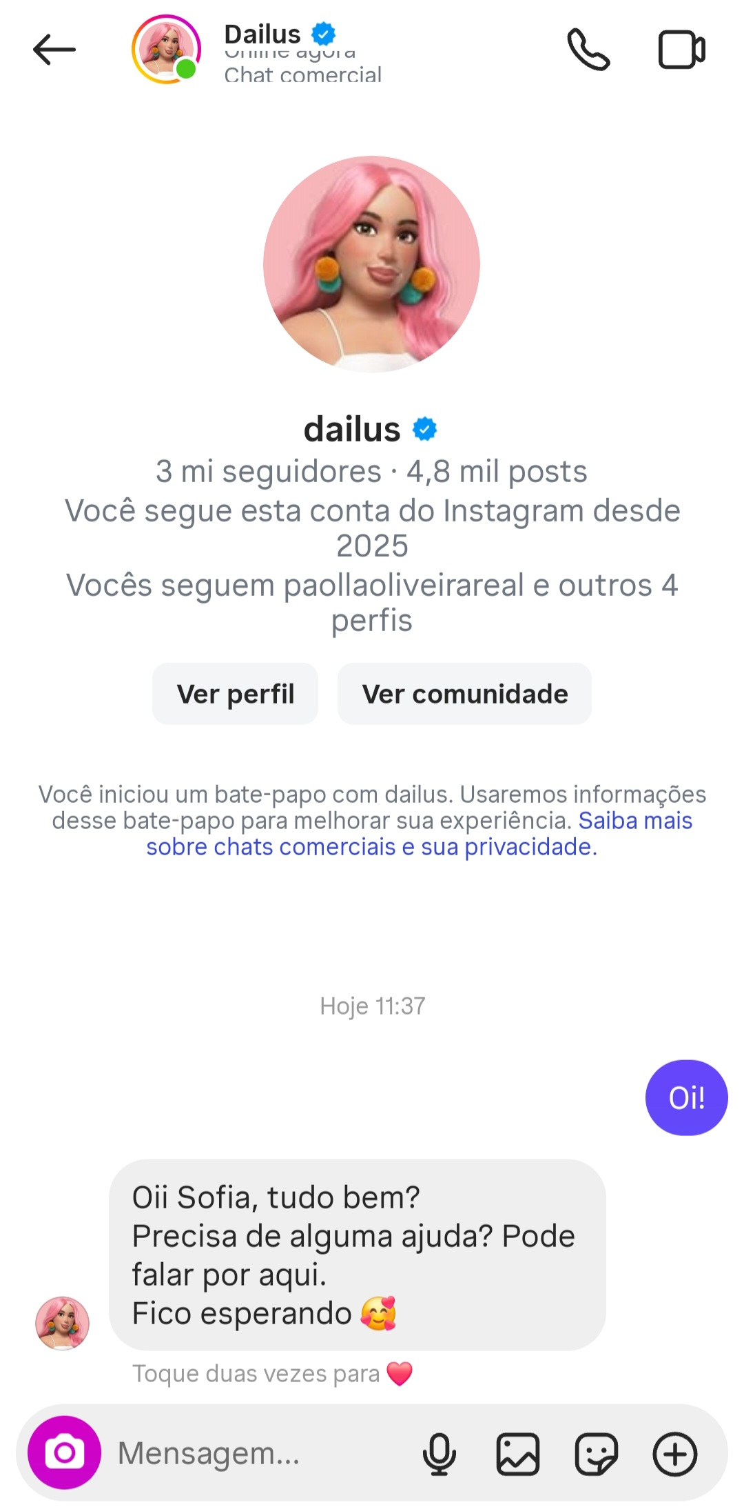 mensagem-de-boas-vindas-instagram-dailus mensagem-de-boas-vindas-instagram-dailus
