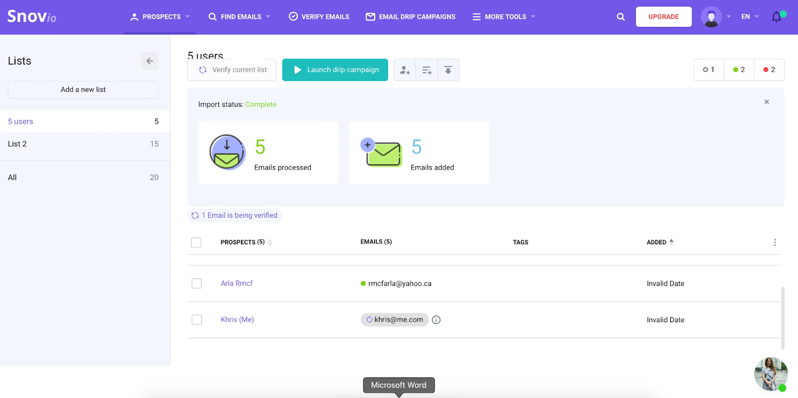 Snov.io permite una verificación profunda para el envío de correo electrónico más seguro Snov.io permite una verificación profunda para el envío de correo electrónico más seguro