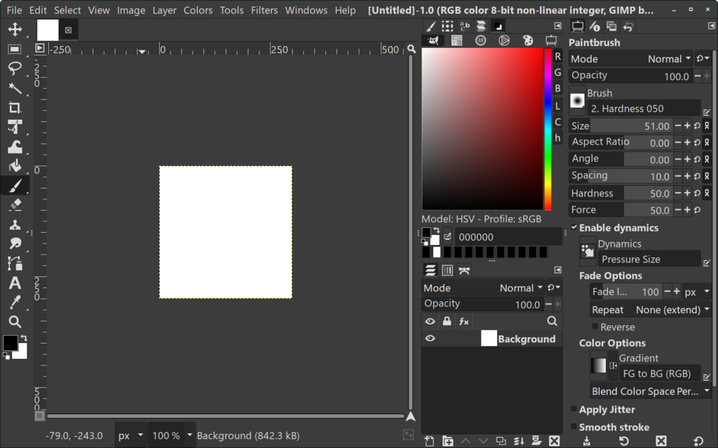 Інтерфейс GIMP