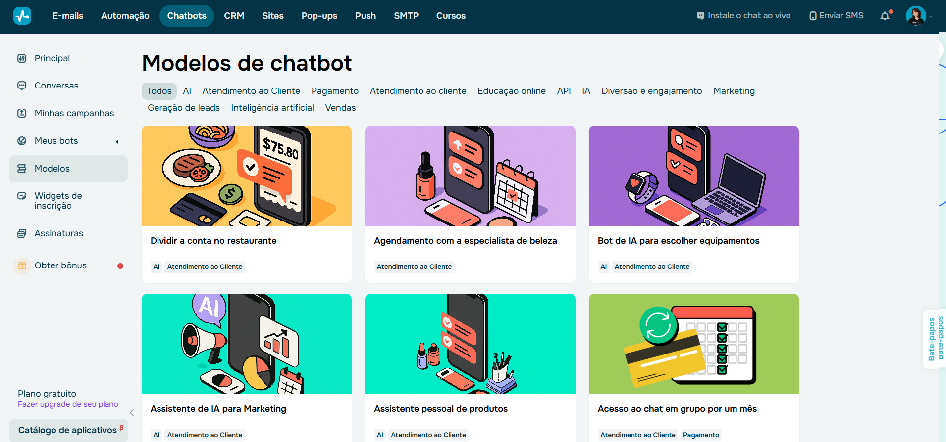 chatbot-para-varejo-criar-chatbot-sendpulse-3