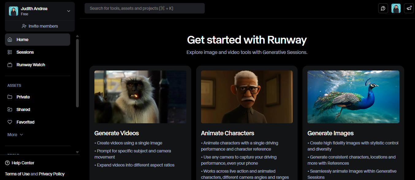 Runway es una herramienta de generación de contenido audiovisual con inteligencia artificial