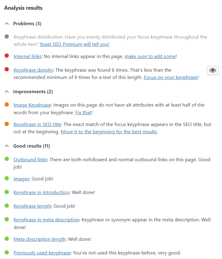 Analyse des problèmes de référencement sur le site