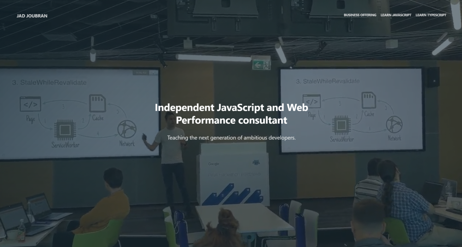  personal website example