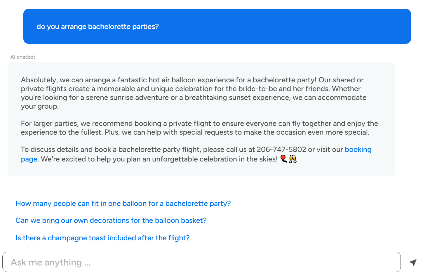 chatbot outside scripted flows