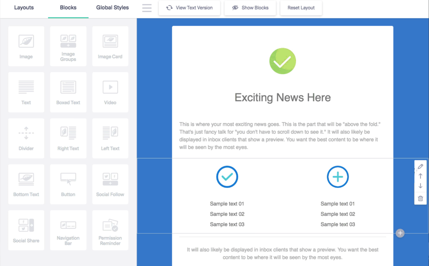 Including a new block