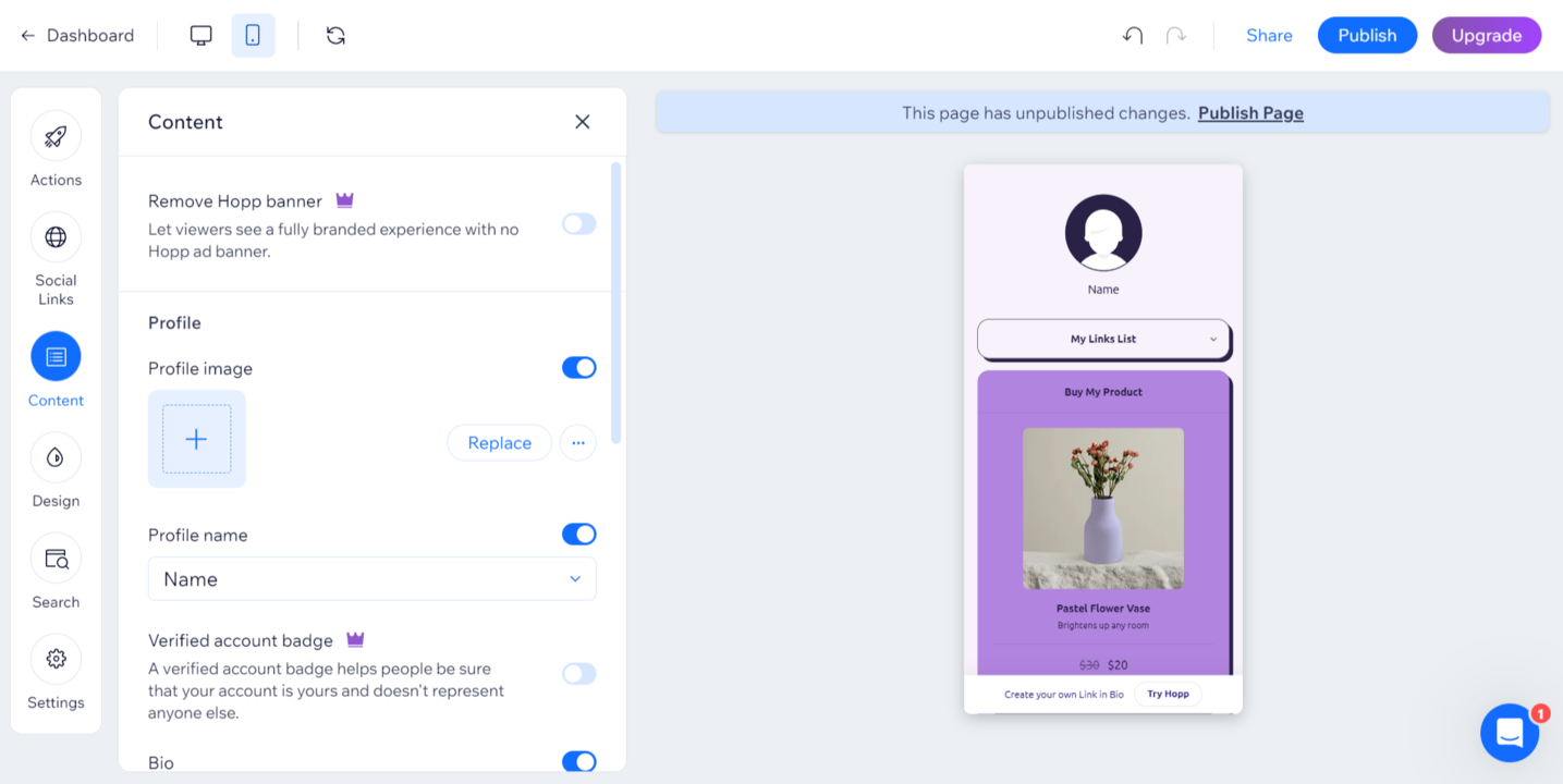 Створення мультипосилань з Hopp