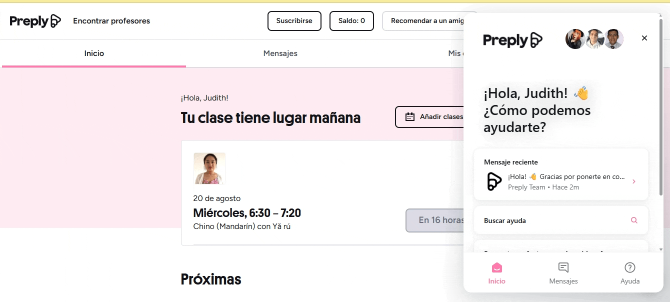 Chatbot de Preply agiliza la atención a los estudiantes y maestros, permitiendo un mejor funcionamiento de sus aulas virtuales