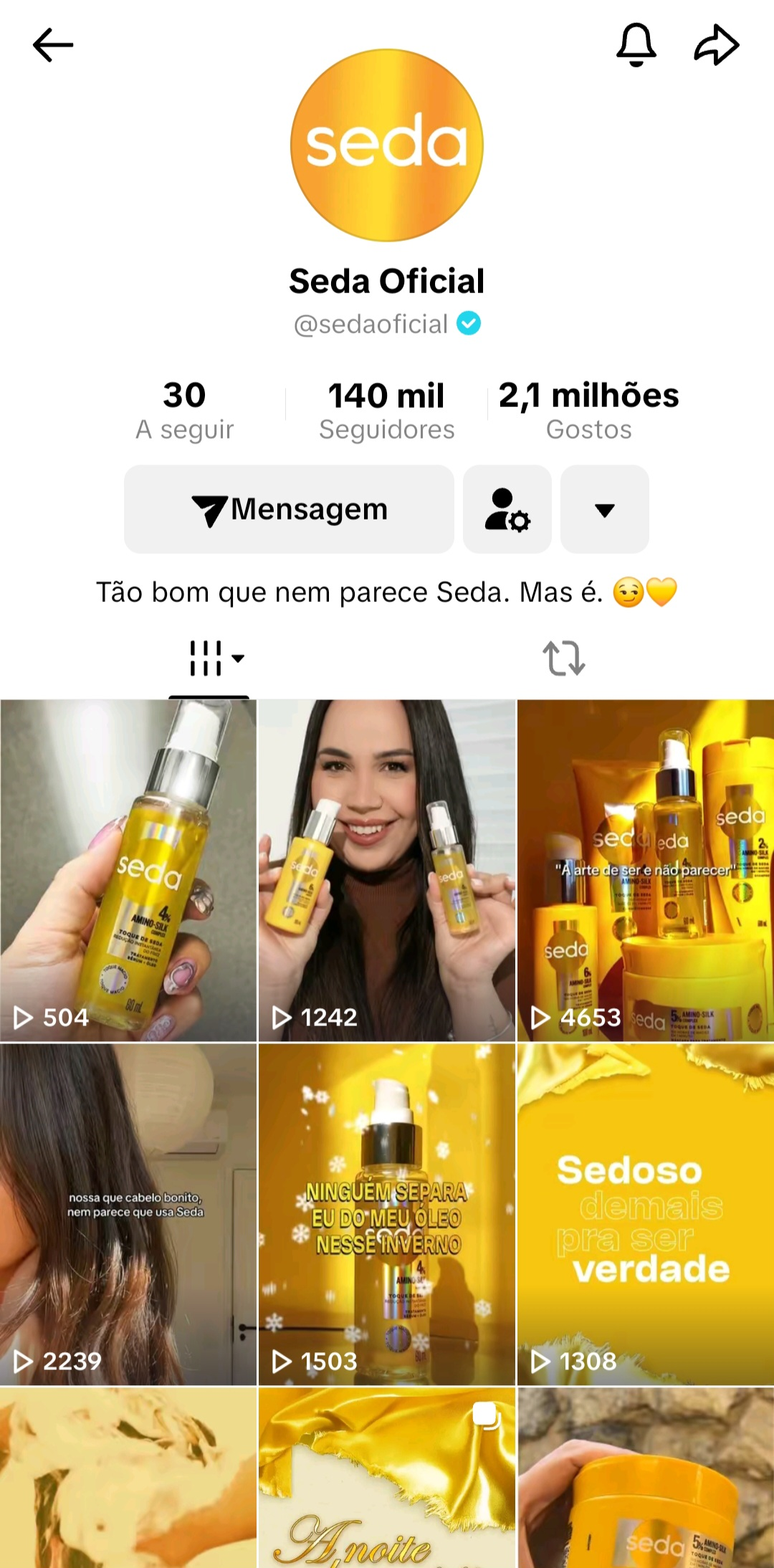 como-ganhar-seguidores-no-tiktok-exemplo-seda