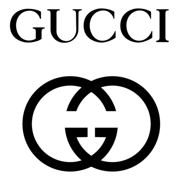 Gucci mantiene su esencia como marca de prestigio utilizando el color negro en su logo