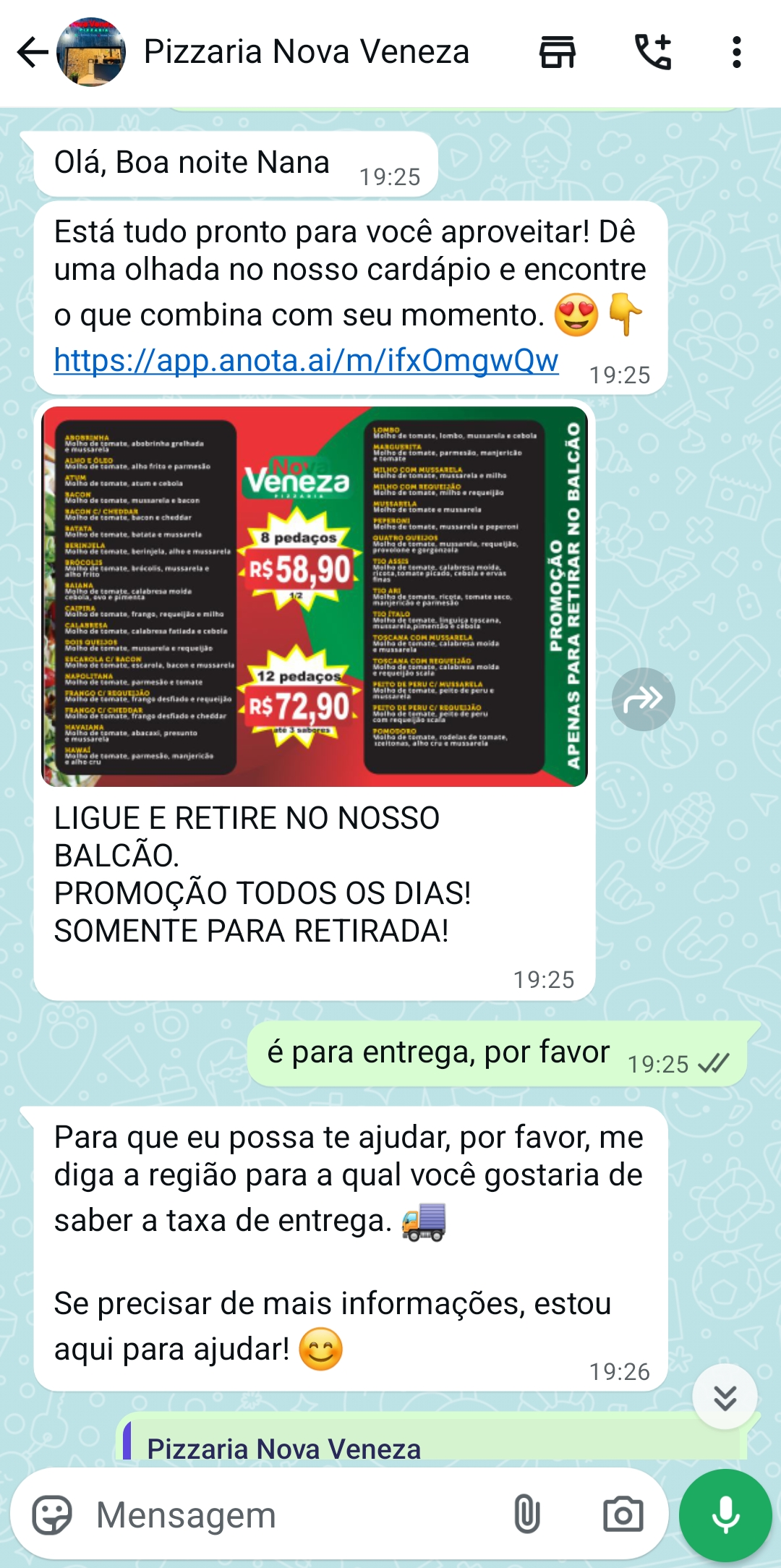 chatbot-para-restaurantes-pizzaria-nova-veneza