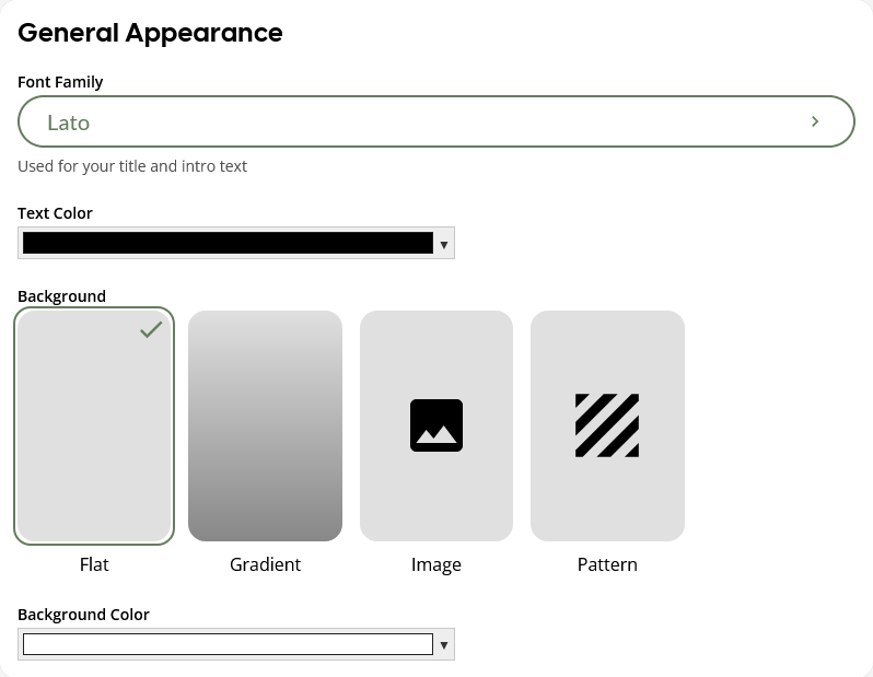 design di una pagina link in bio 