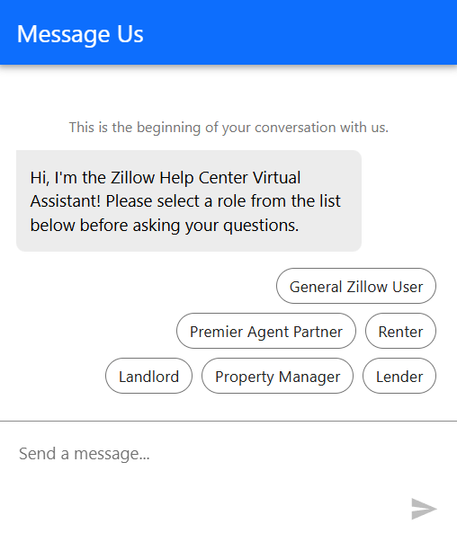 real estate chatbot