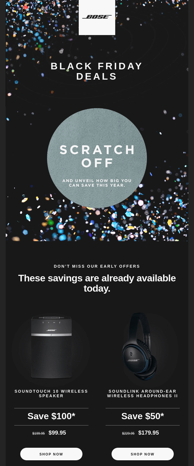 Black Friday campaign