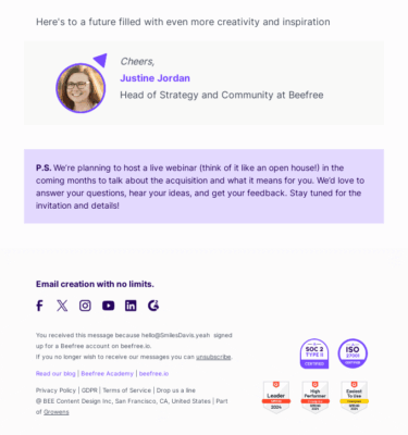 Professional Email Signature Best Practices and Examples | SendPulse