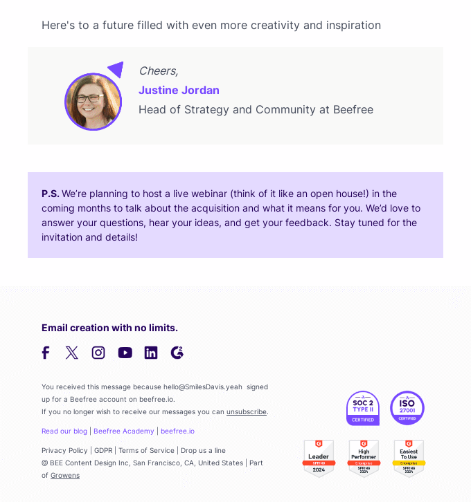 professional email signature