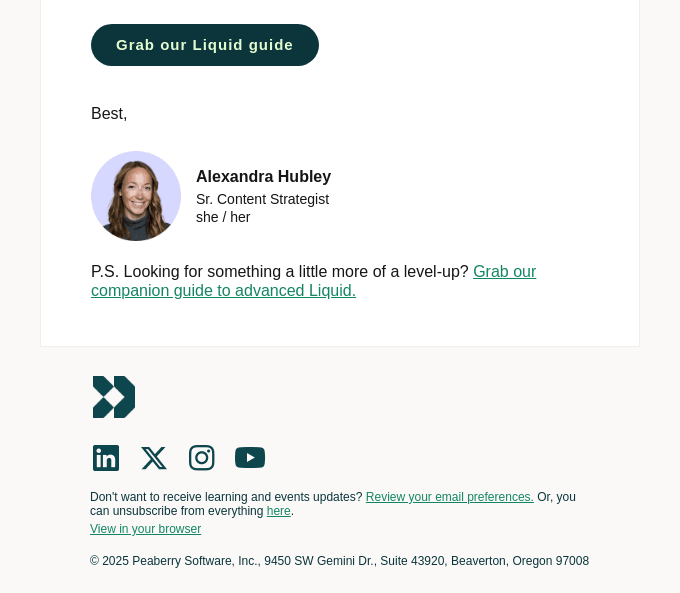 good email signature example