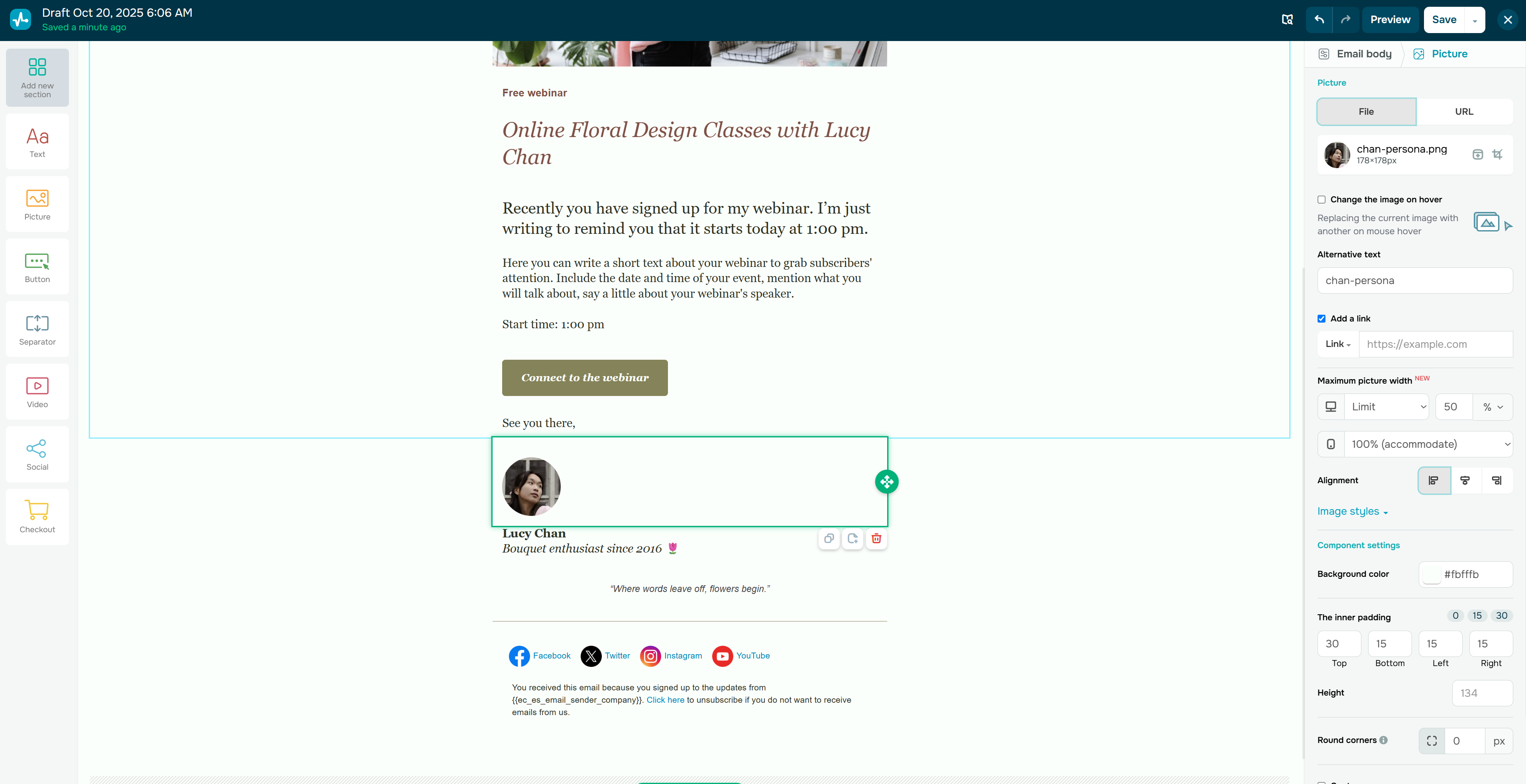 professional email signature