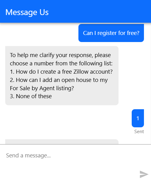 chatbot for real estate 