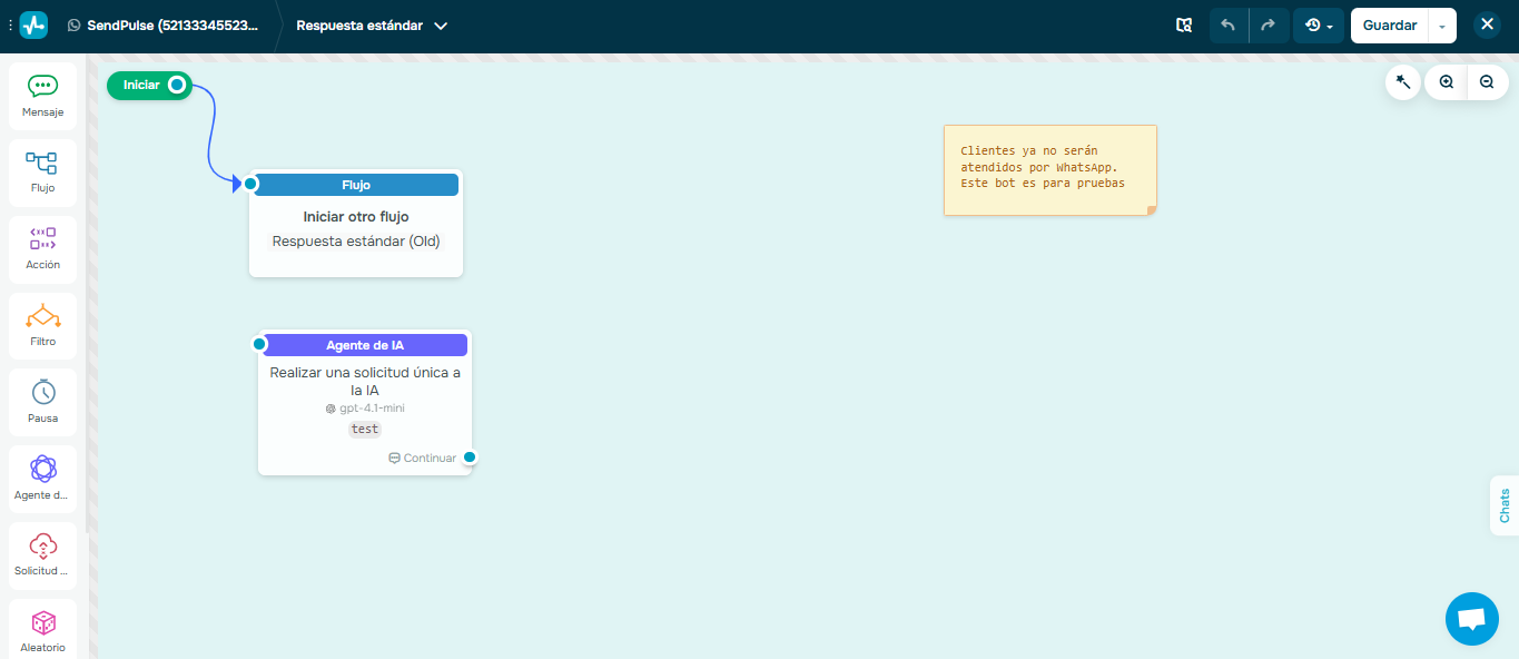 Para generar un código QR para chatbot WhatsApp es importante diseñar un flujo de conversación que el chatbot siga una vez que el usuario accede al chat