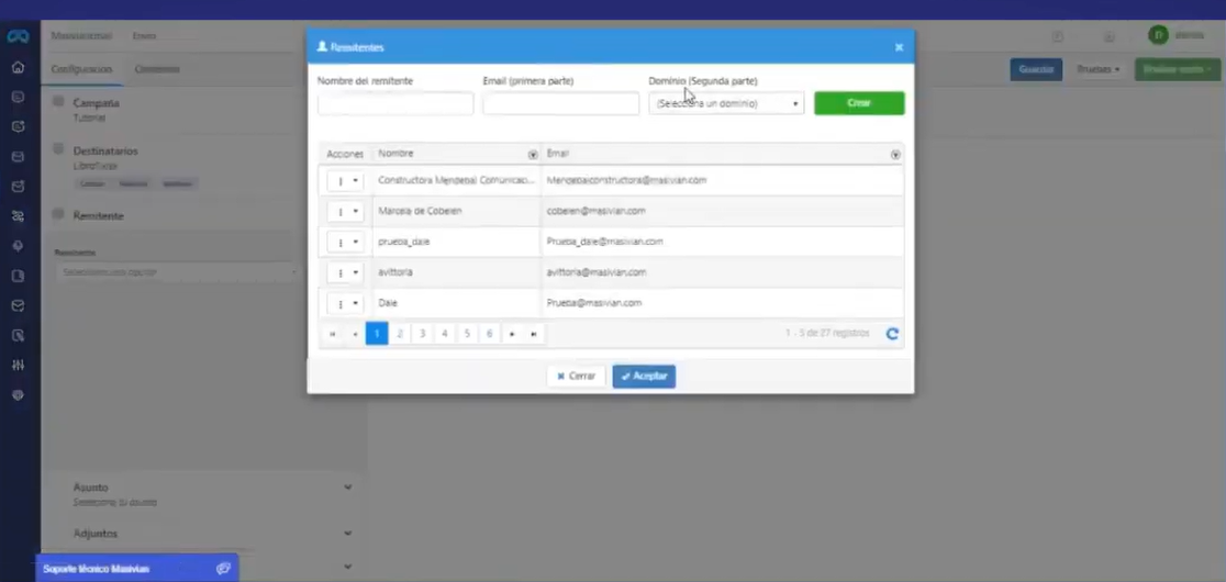 Creación de una campaña de marketing SMS en la plataforma Masiv