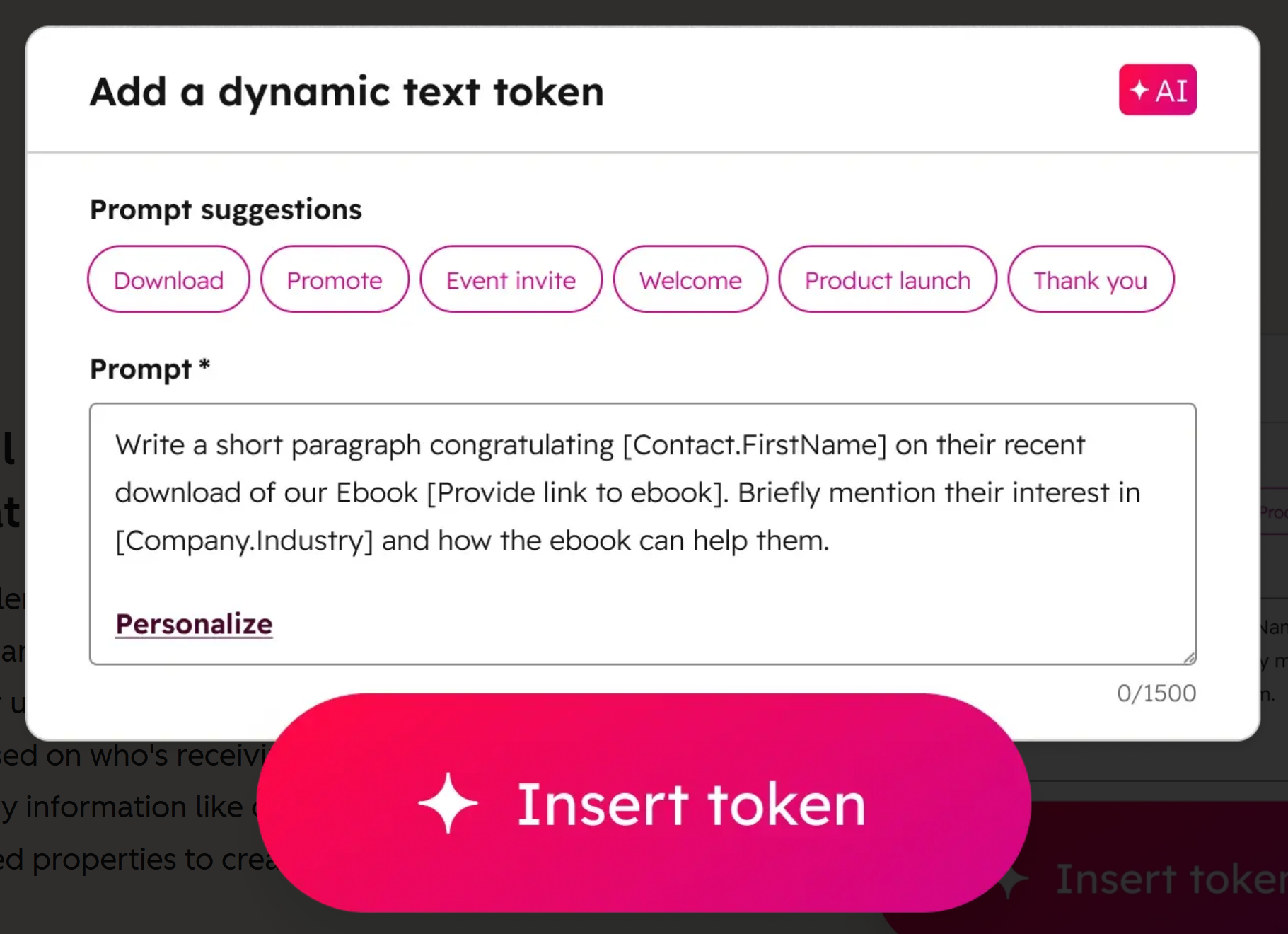 Dynamic content creation