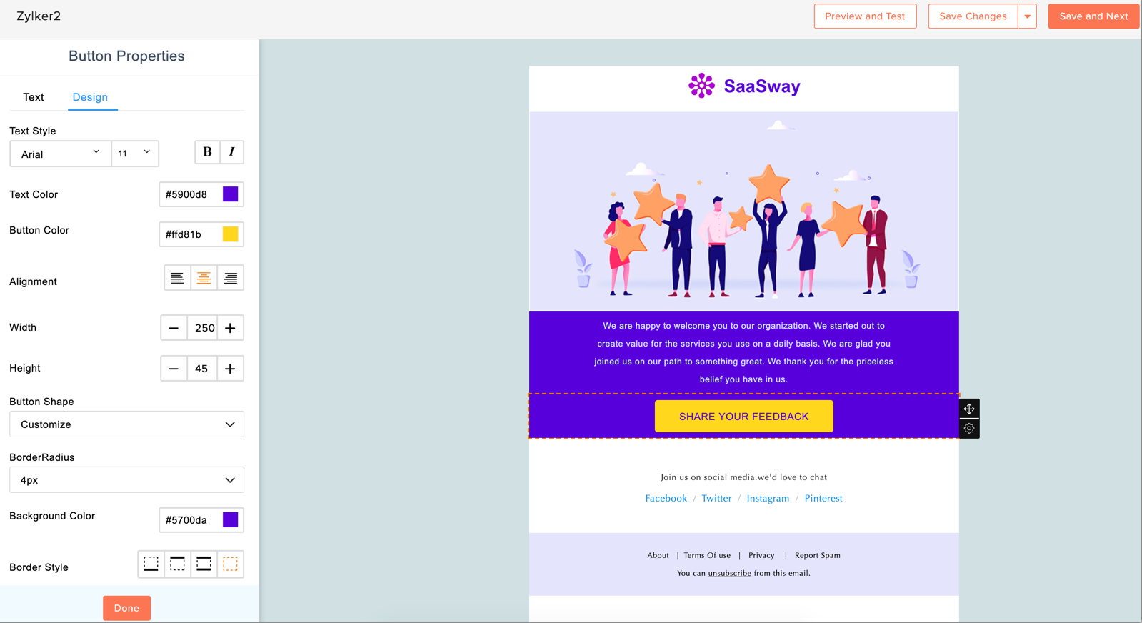 email template design