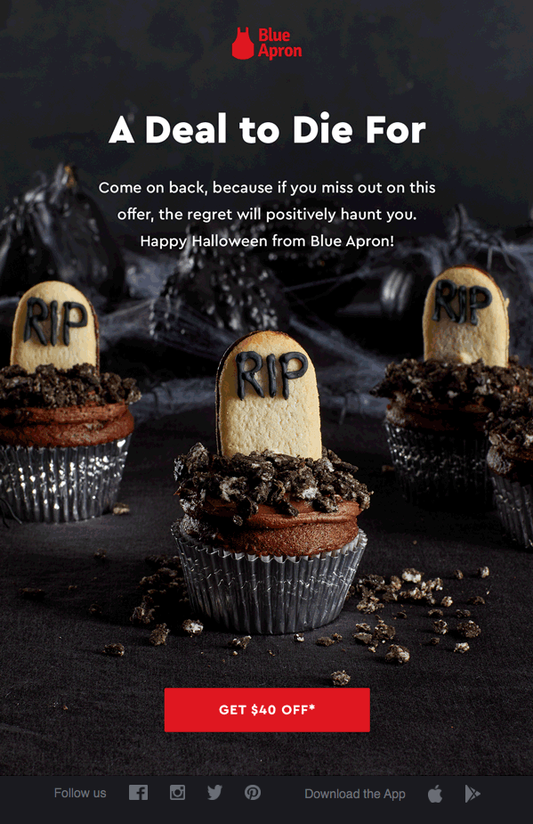 Halloween email idea