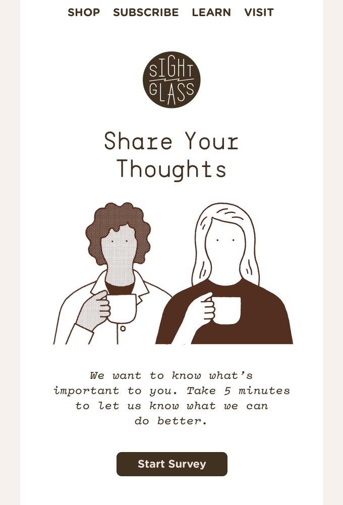 Market research email