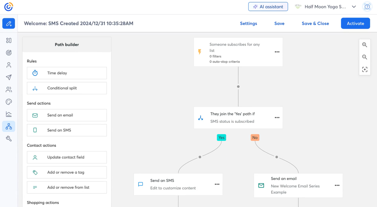 multi-channel automation