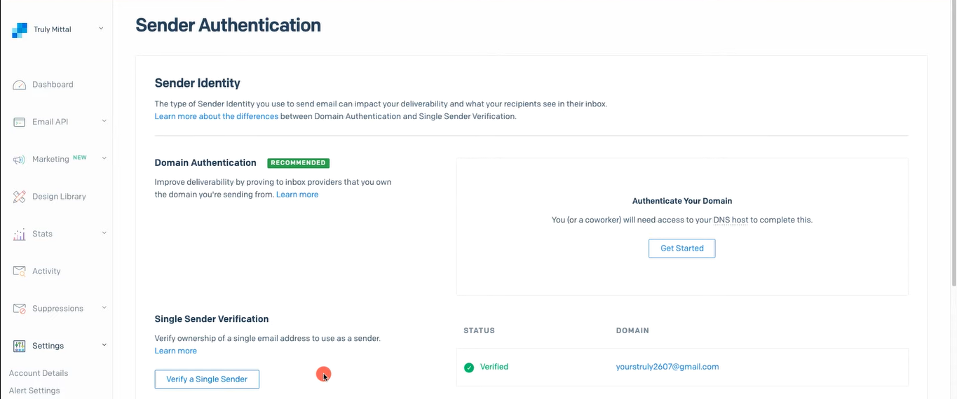 Servicios SMTP de SendGrid de Twilio