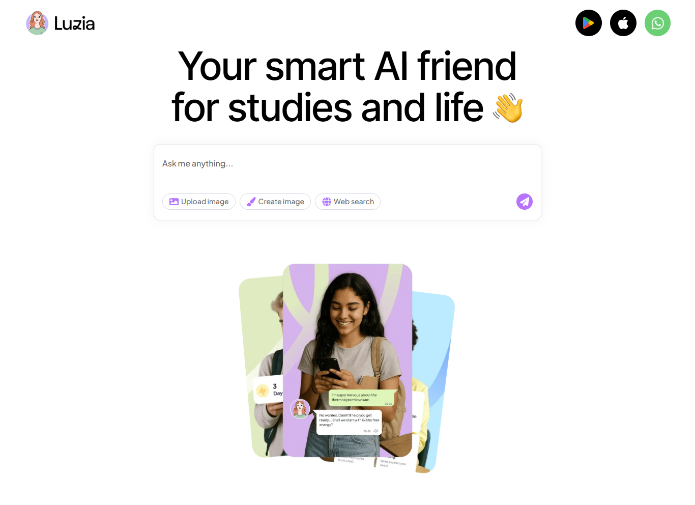 LuzIA cuenta con una página web oficial