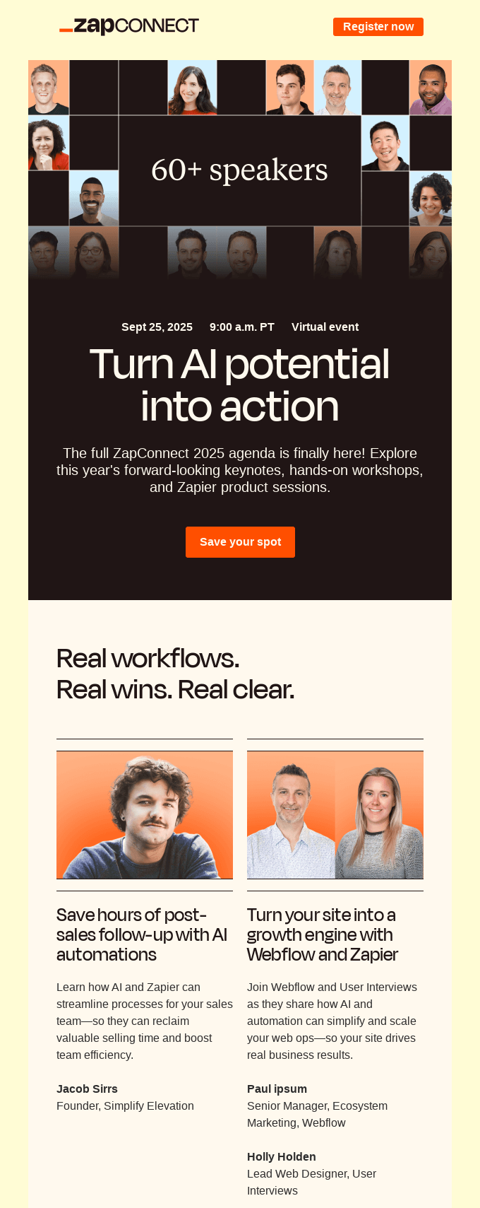 event invitation email