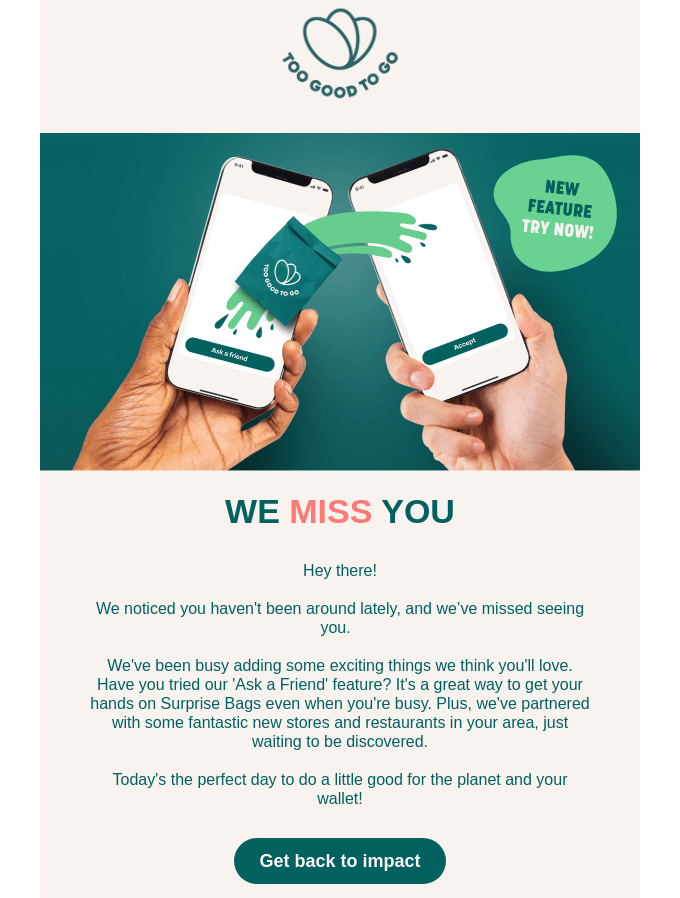 re-engagement email example