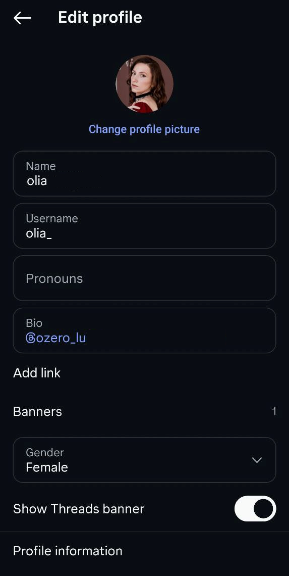 Instagram profilini düzenleme