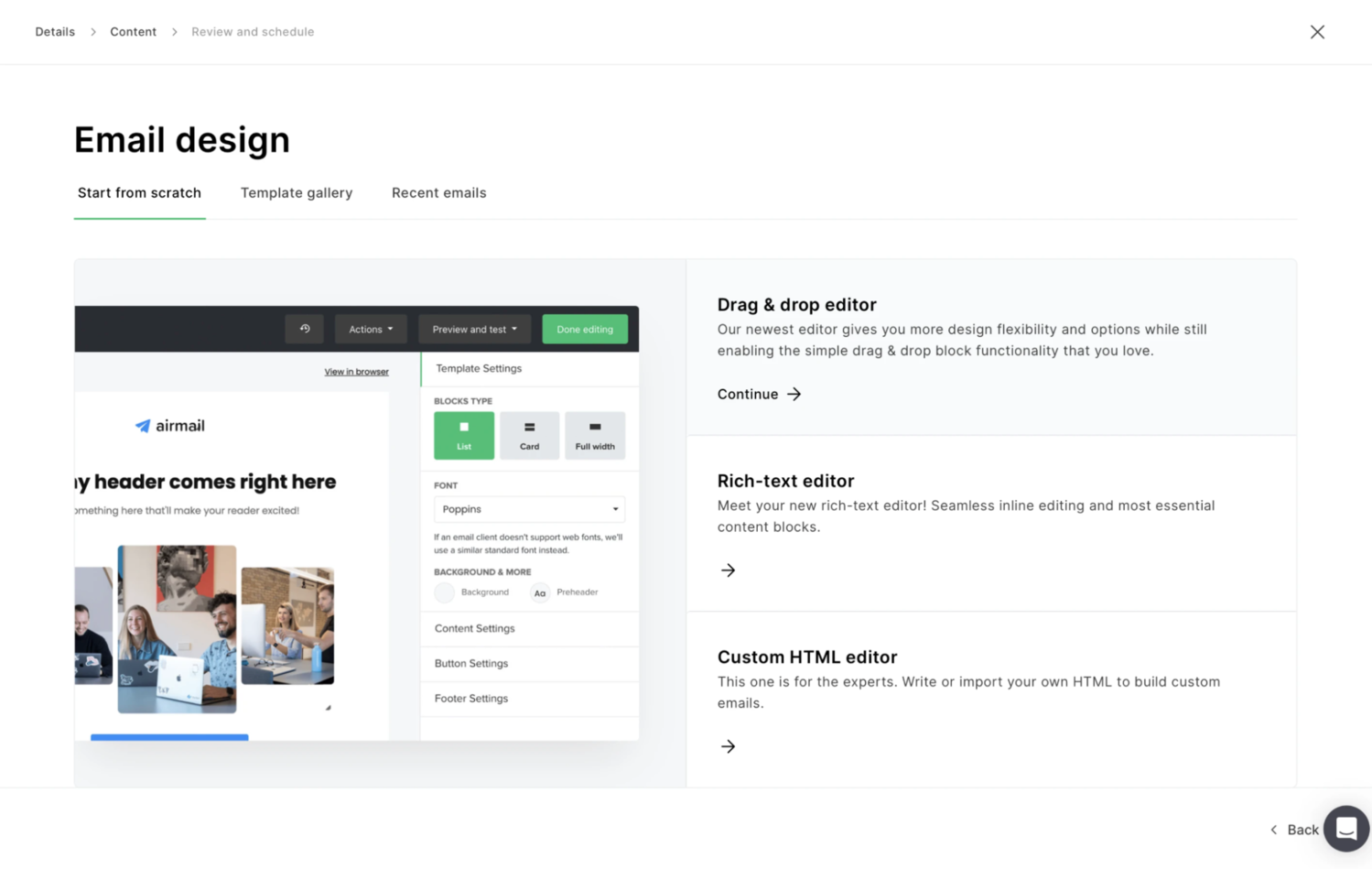 façons de créer une campagne d'emailing