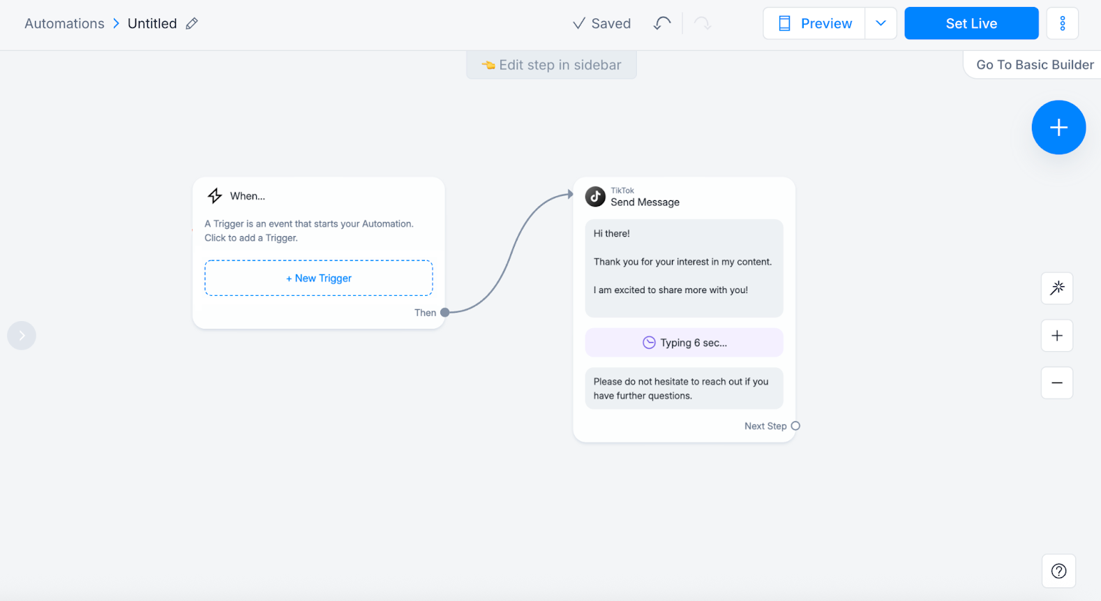 Manychat kullanarak TikTok chatbot’u kurma