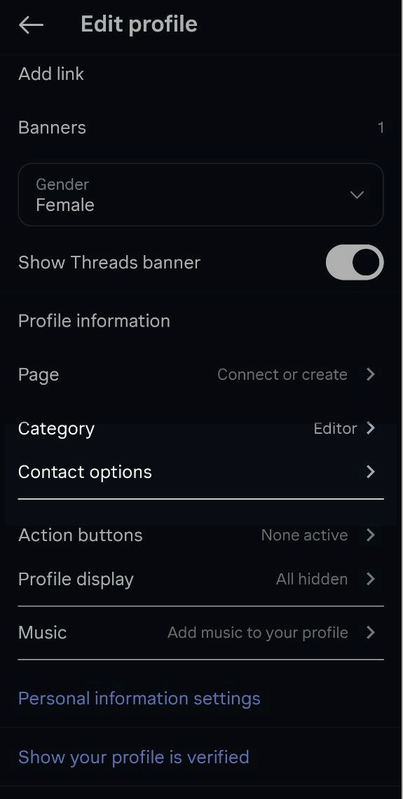 Instagram profilini düzenleme