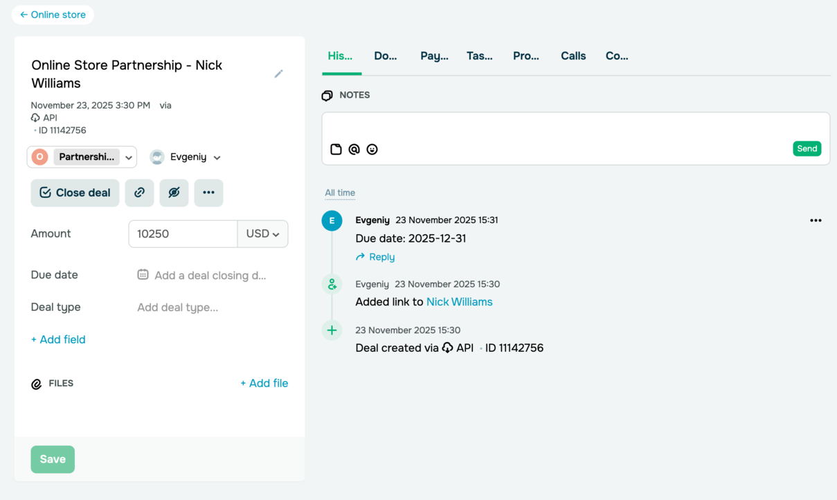 La IA se integra al CRM SendPulse y añade comentarios para mejorar la gestión de infrmación