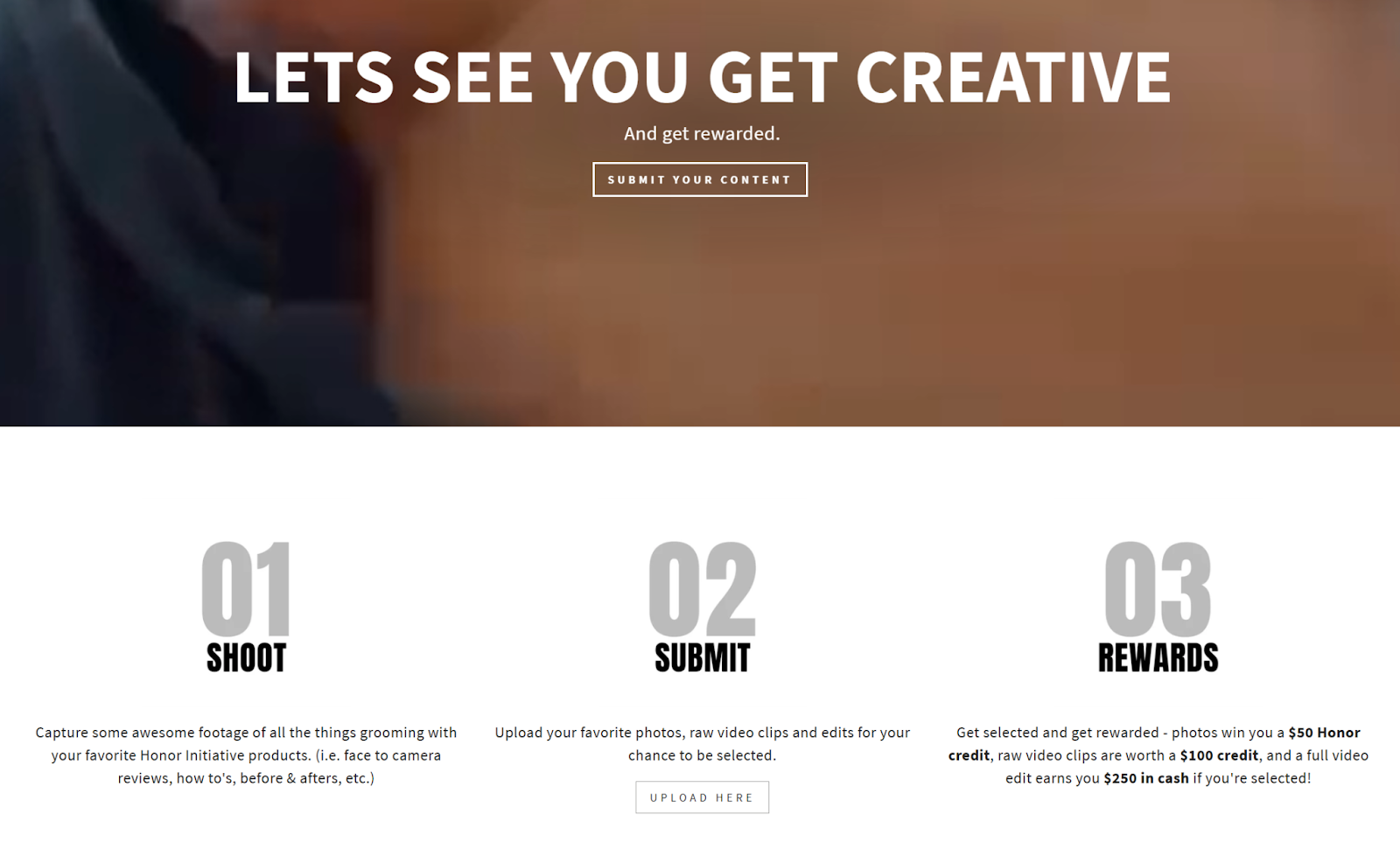 Campaña de email marketing solicita contenido UGC