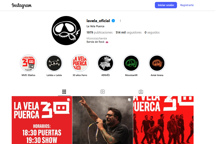 Ejemplo de cuenta verificada