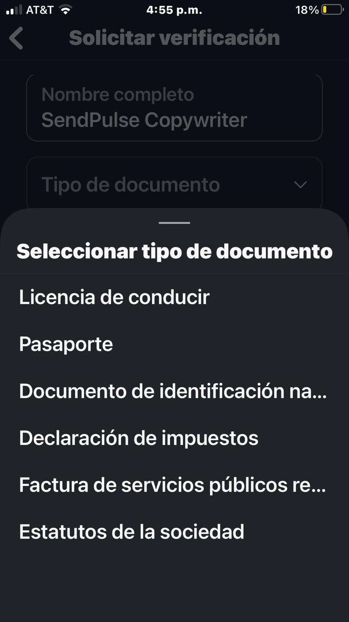  Documentos para obtener la marca de verificación en Instagram