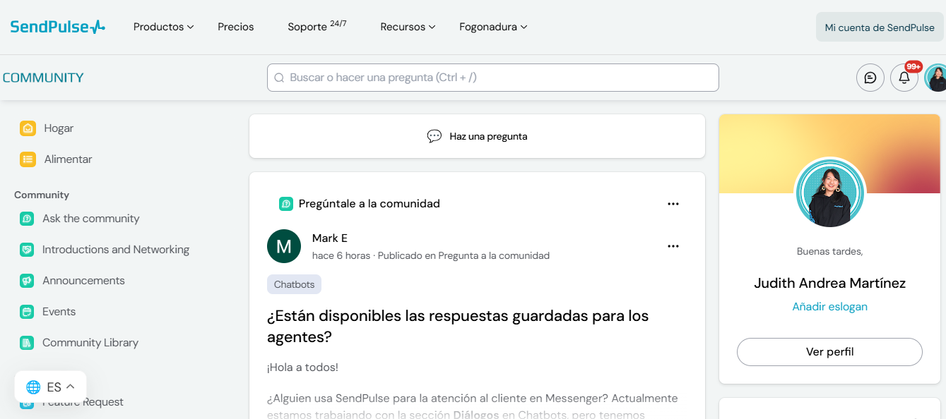 Comunidad de SendPulse ayuda a hacer networking