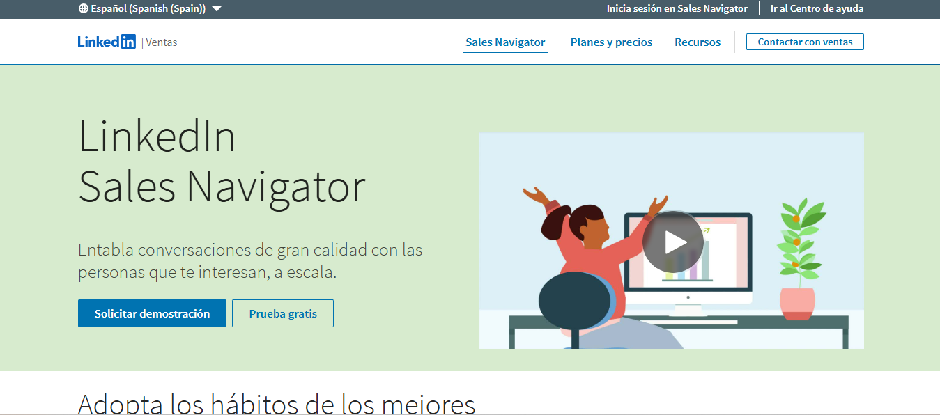 software para ventas y marketing de LinkedIn Sales Navigator