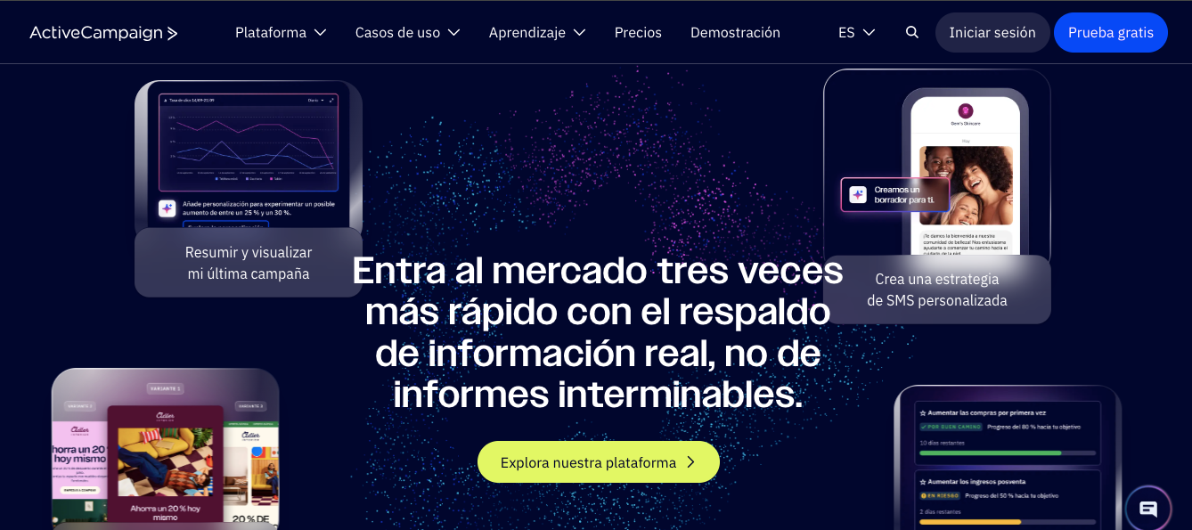 Sitio oficial de ActiveCampaign.com