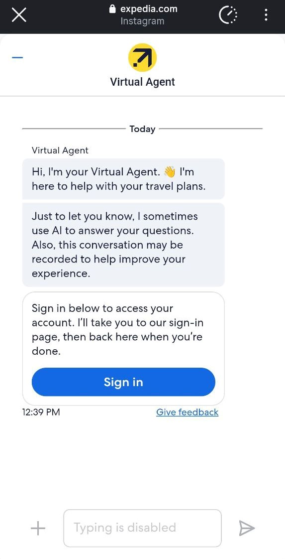 AI travel chatbot helps users manage bookings