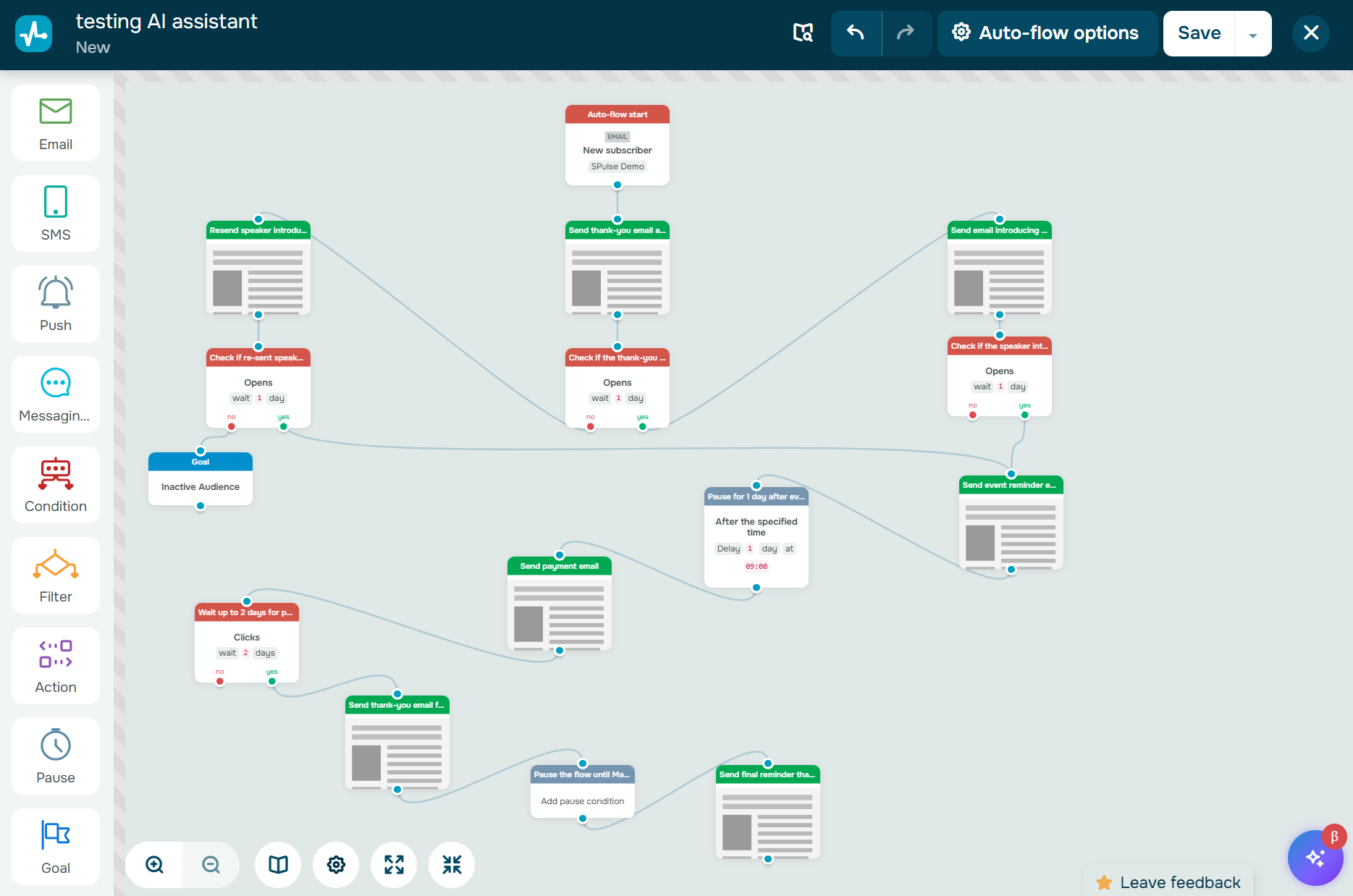 webinar onboarding flow