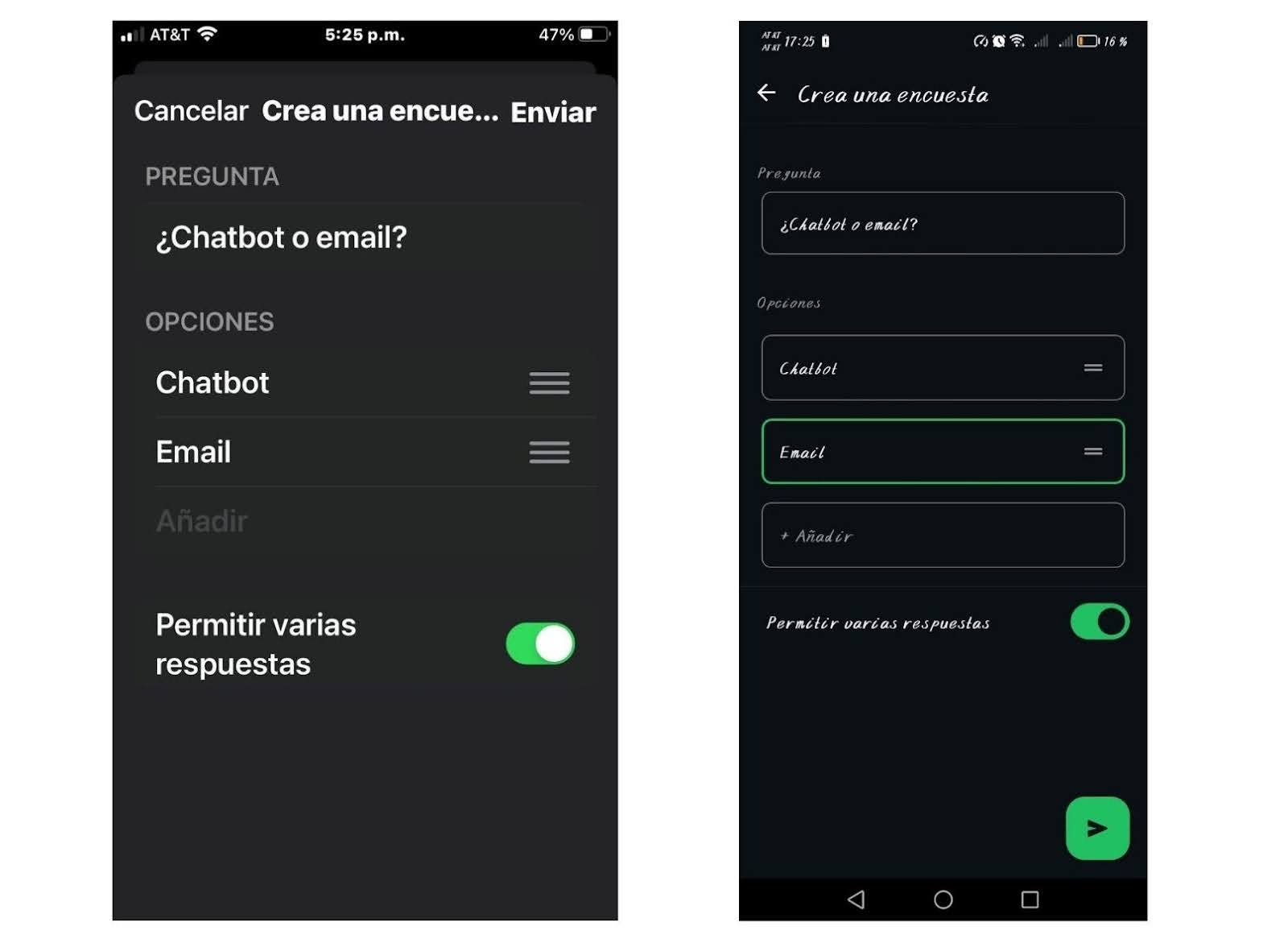 Pasos para crear una encuenta desde WhatsApp