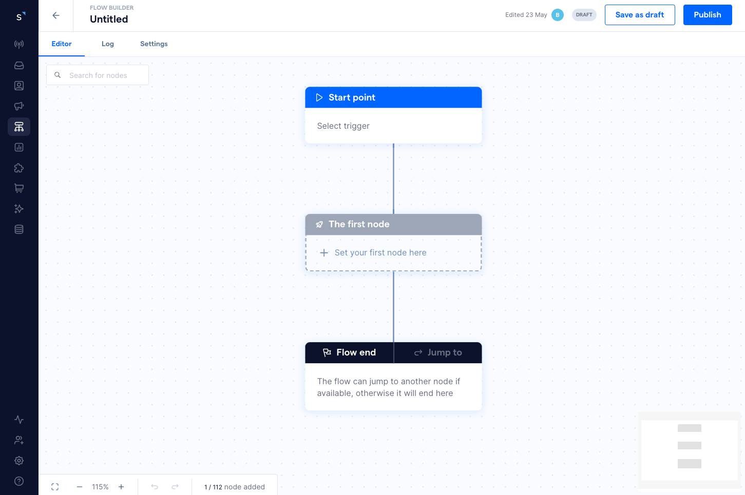 SleekFlow’un akış oluşturucusu