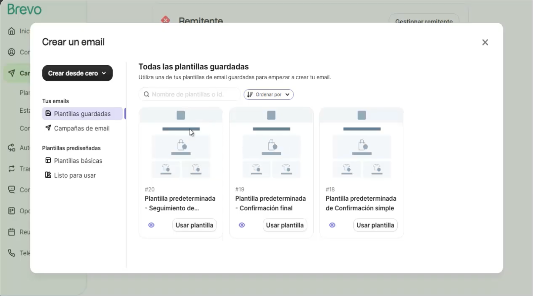 Plantilla de Brevo